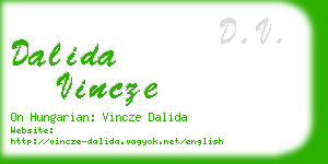 dalida vincze business card
